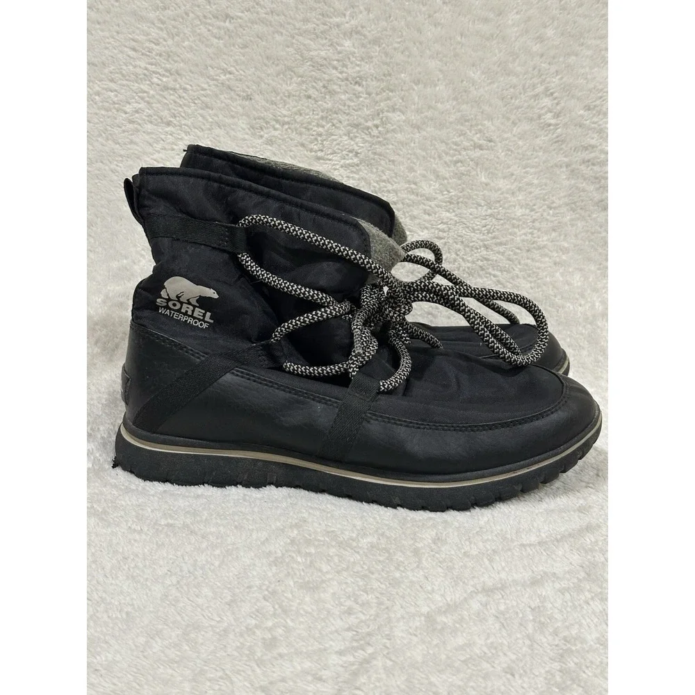 Sorel Cozy Explorer Waterproof Boots Women's Size‎ 7.5 Black NL2744-010